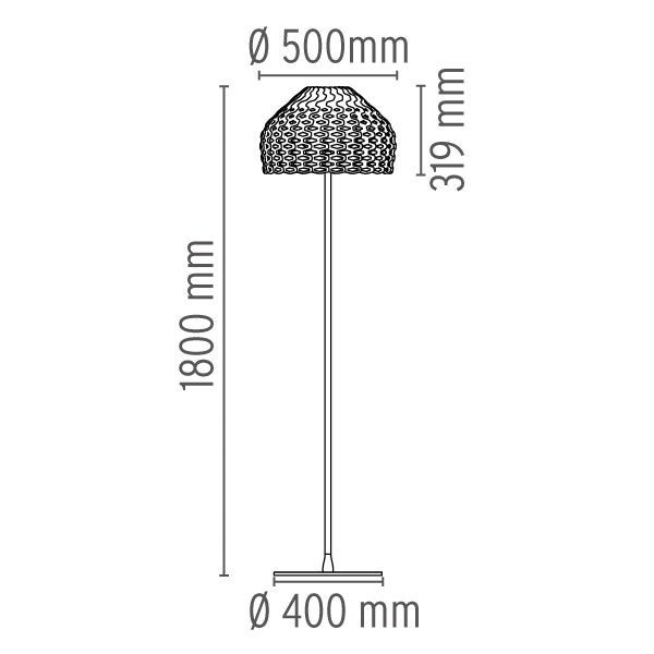 FLOS Tatou F White (GB) Floor Lamp - London Lighting - 2