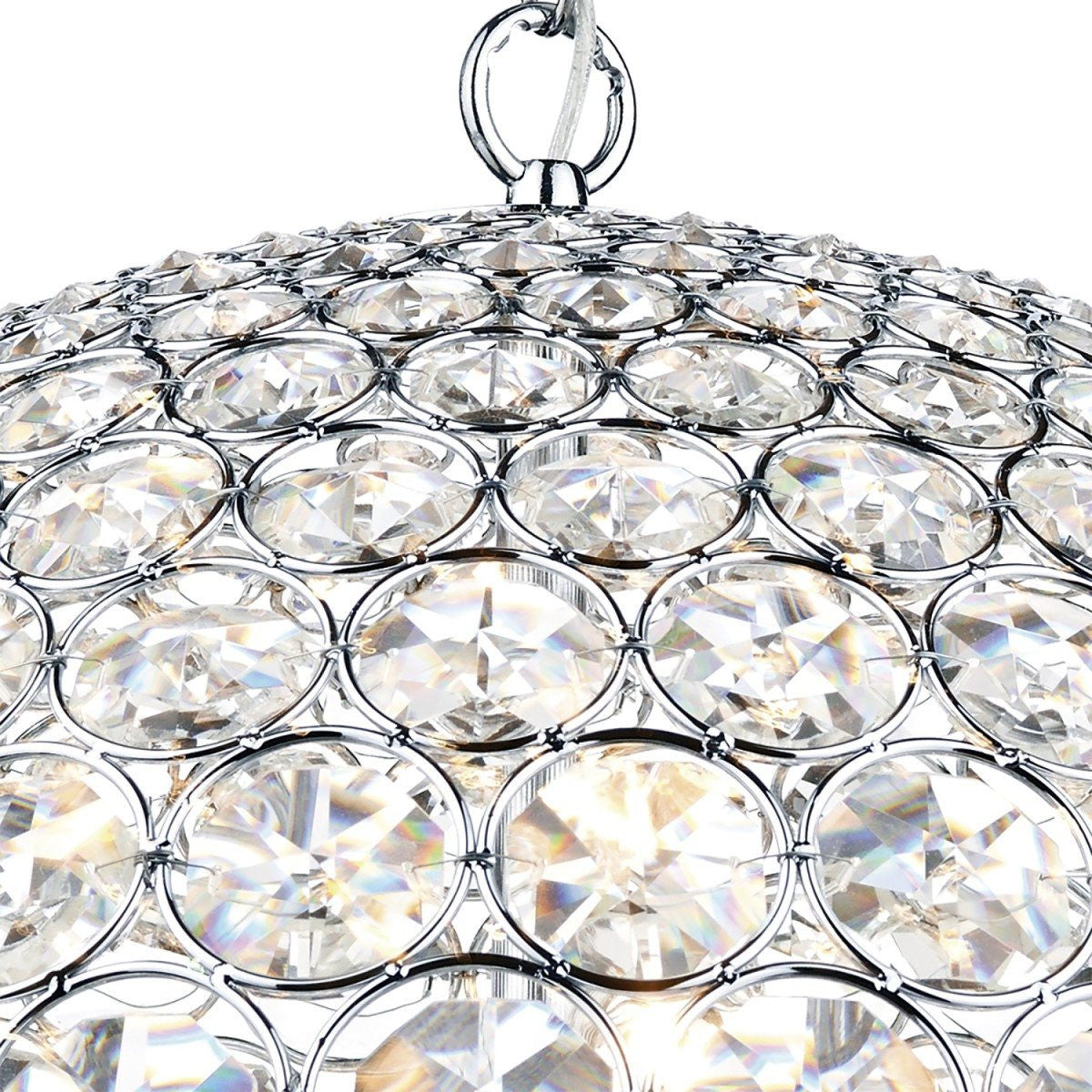 Fiesta Polished Chrome 8 Lights Pendant Light - London Lighting - 4