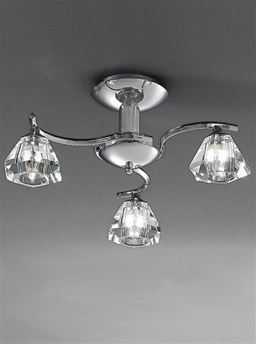 Twista 3 Arm Flush Light - London Lighting - 2