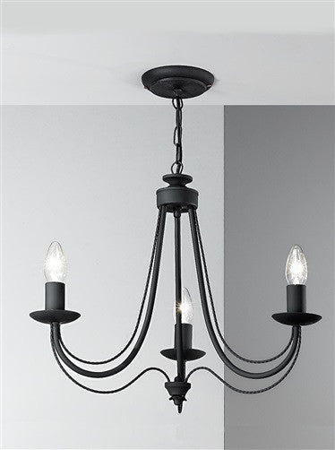 Philly 3 Arm Ceiling Light - London Lighting - 2