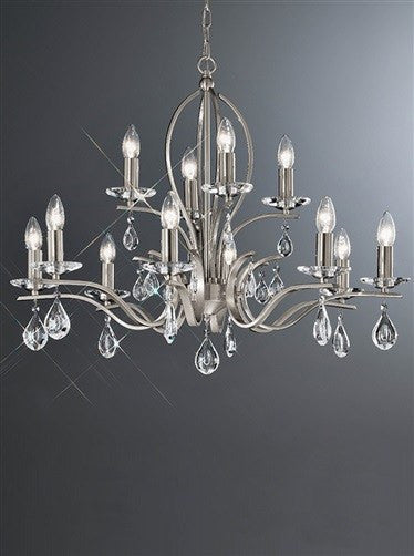 Willow 12 Arm Ceiling Light - London Lighting - 1
