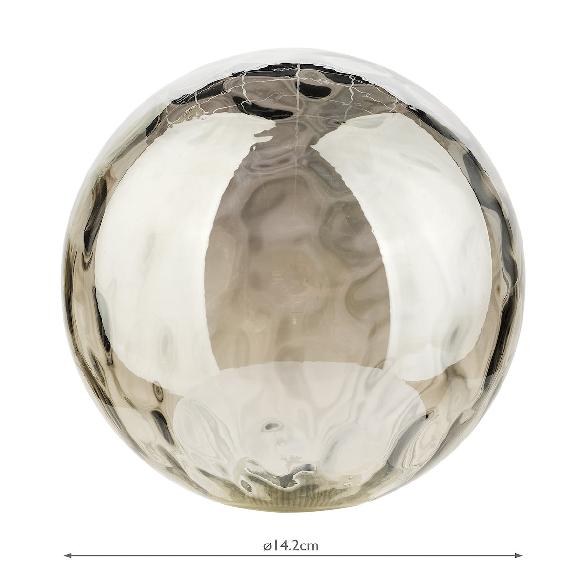DIMPLE 5 Light Multi Pendant In Polished Chrome With Smoked Dimpled Glass - ID 12194