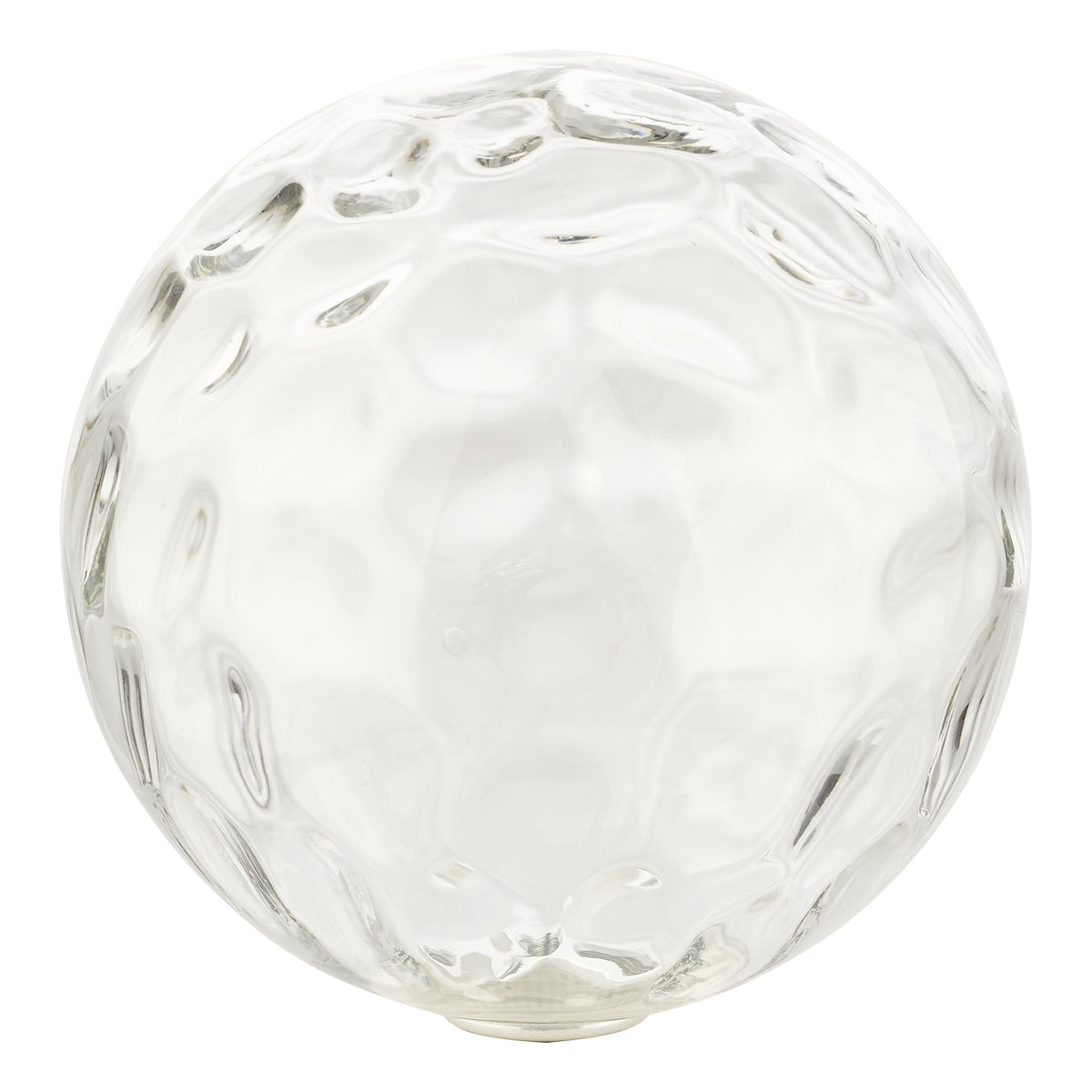DIMPLE 5 Light Multi Pendant In Polished Chrome With Clear Dimpled Glass - ID 12193
