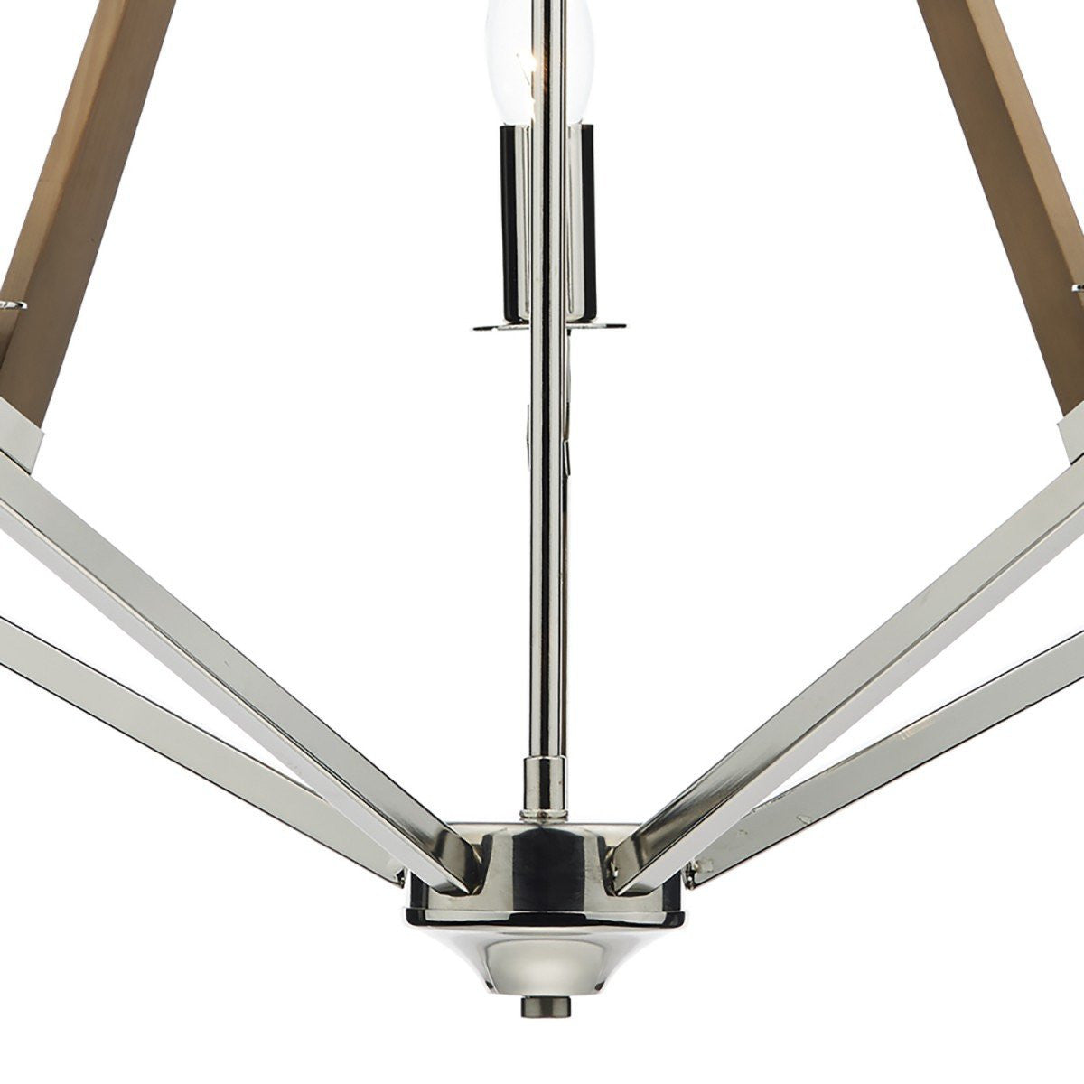 Hotel Polished Nickel 5 Lights Pendant Light - London Lighting - 5
