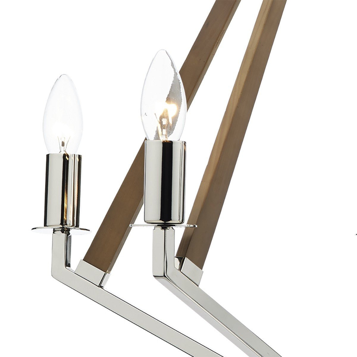 Hotel Polished Nickel 5 Lights Pendant Light - London Lighting - 4