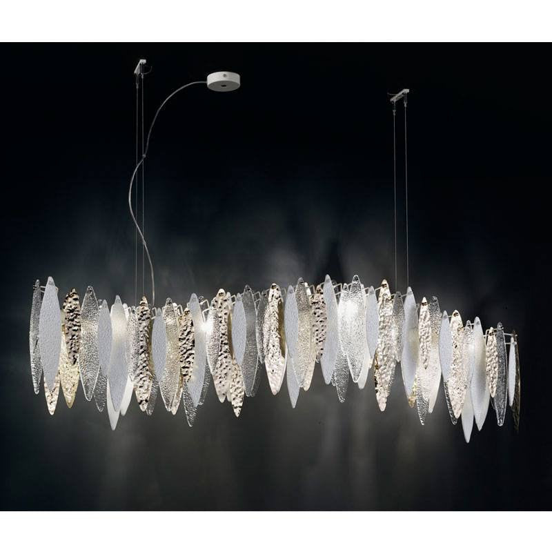 Castlenau Large Long Murano Glass Chandelier - ID 8017