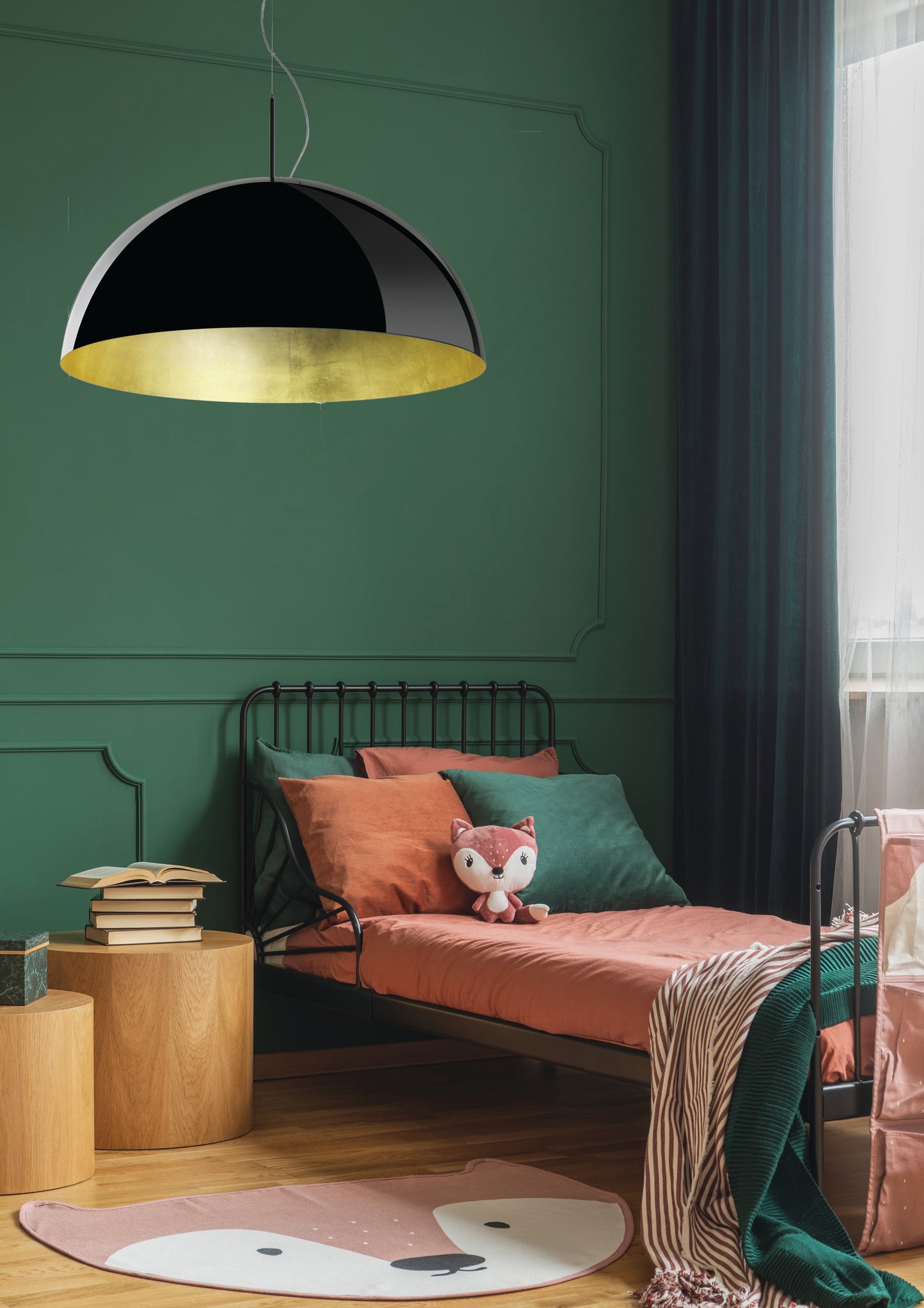 AMA Large 72cm Dome Single Pendant - Colour Options