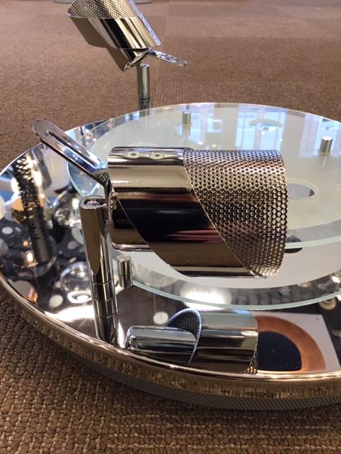 Grossmann Accenta Ceiling Spotlight In High Shine Polished Chrome- ID 1313 - CLEARANCE