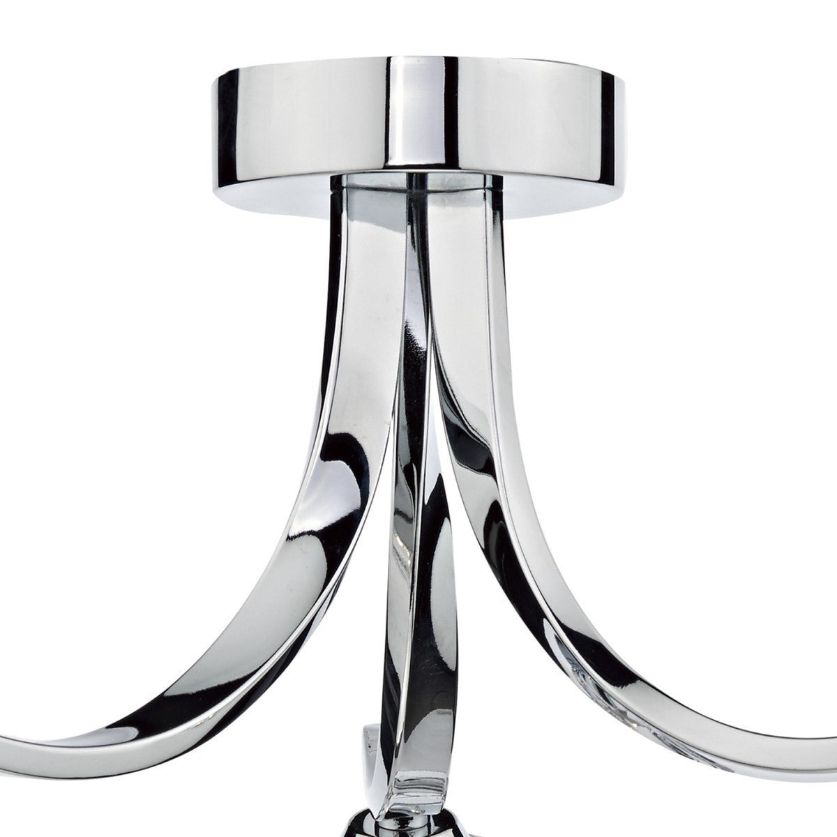 Ivy Polished Chrome 3 Lights Semi-Flush - London Lighting - 3