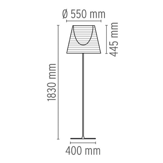 FLOS KTRIBE F3 Floor Lamp - London Lighting - 2