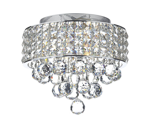 Matrix Chrome 3 Lamp Ceiling Light - London Lighting - 1