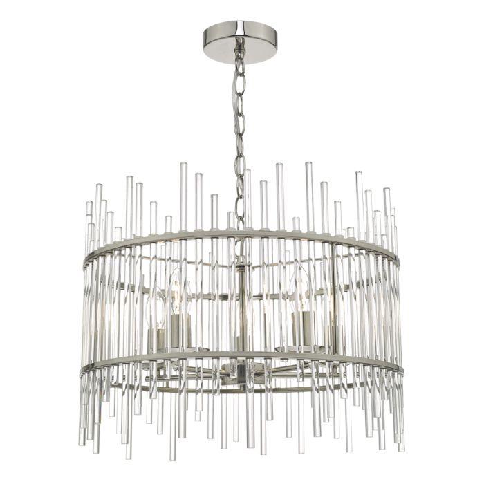 Richmond Glass Rod Chandelier - ID 8587