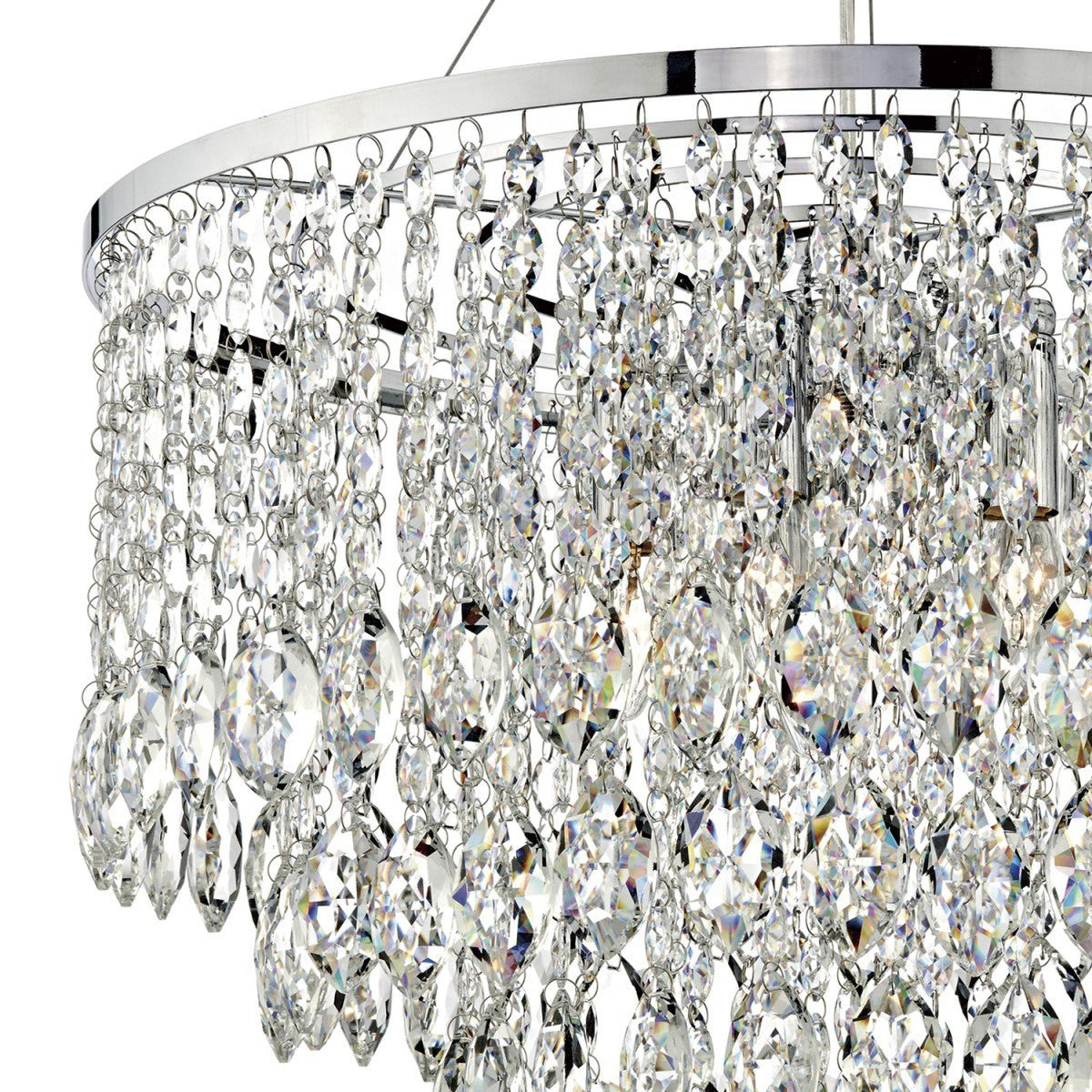 Pescara Polished Chrome 5 Lights Pendant Light - London Lighting - 3