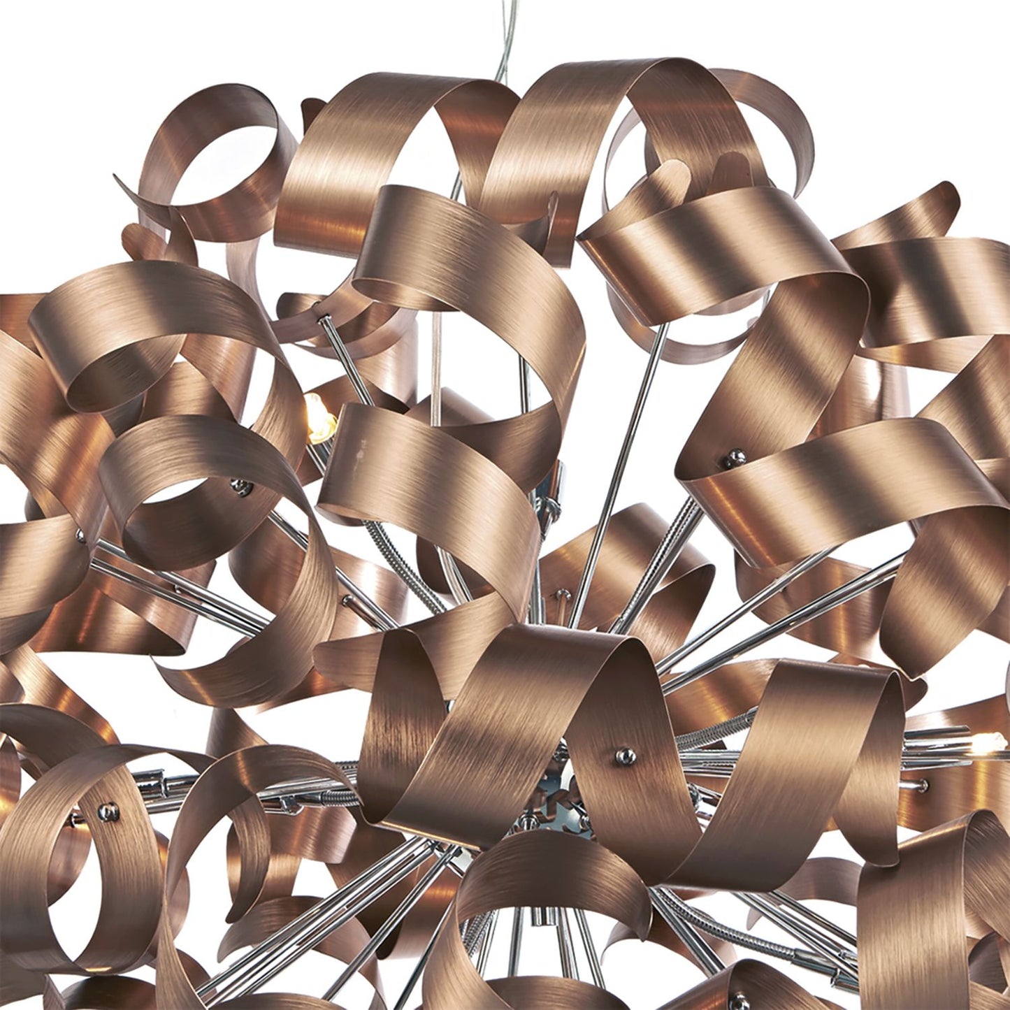 Becontree Brushed Copper 12 Light Pendant - ID 5221