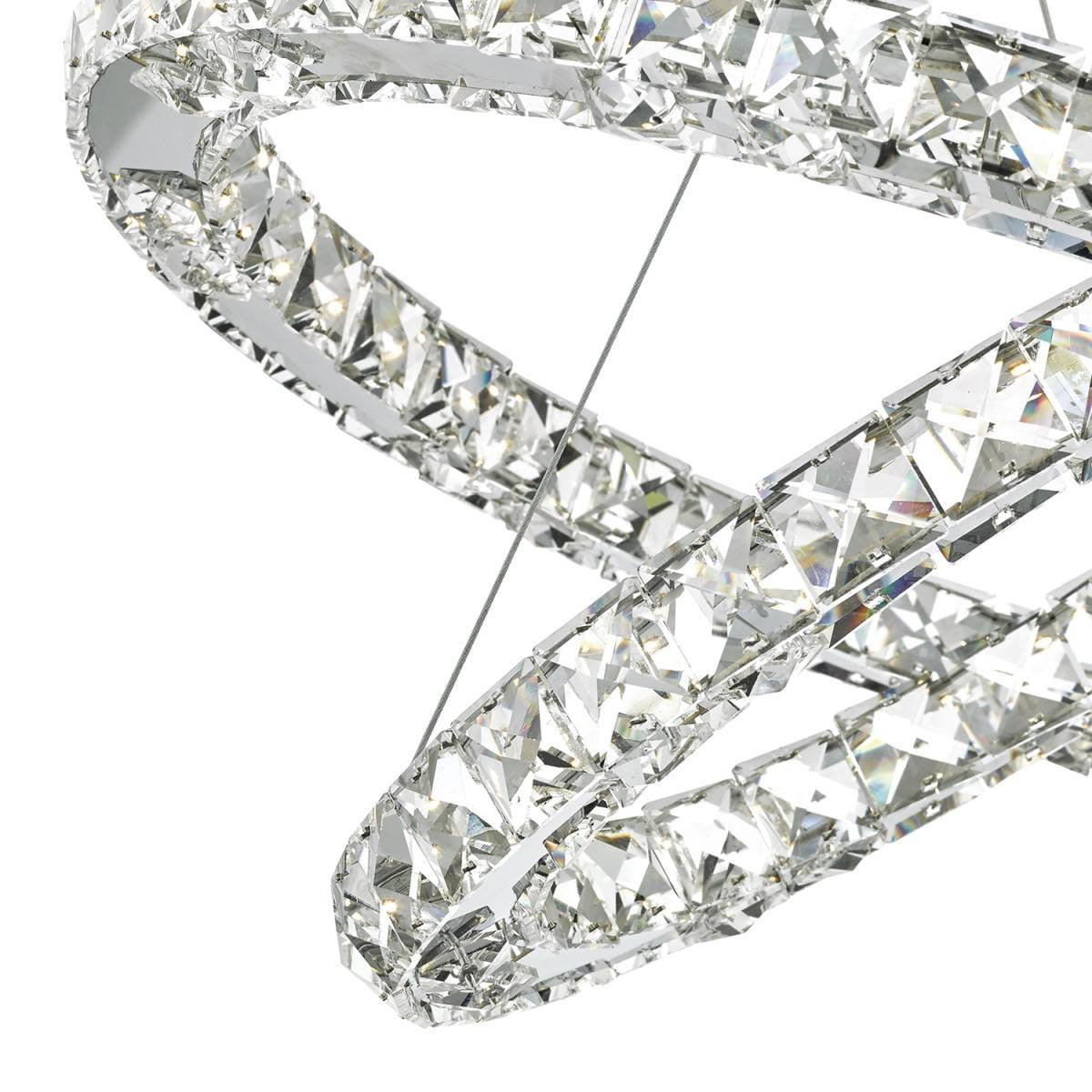 Roma LED Chrome Dimmable Pendant - London Lighting - 5