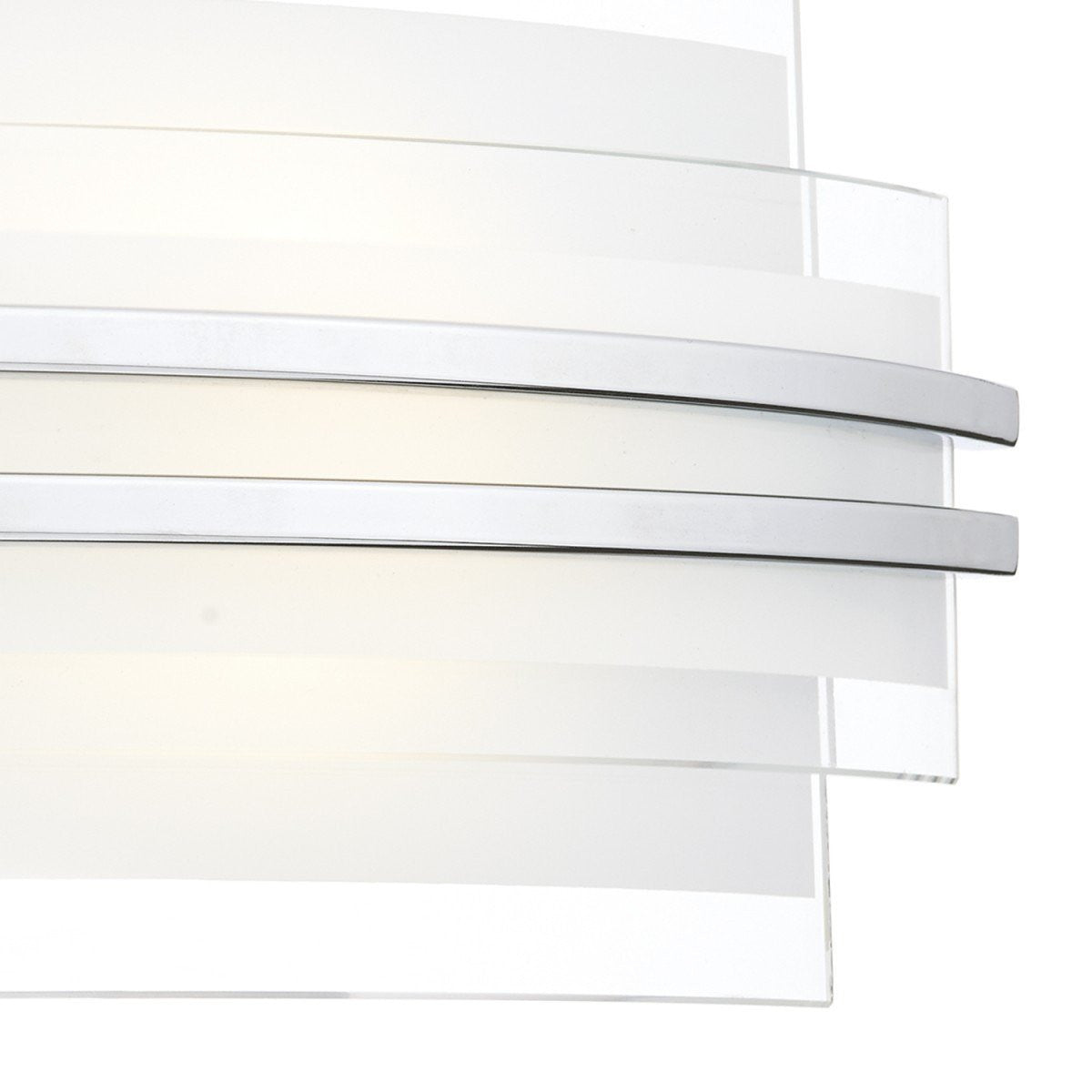 Sector White Large Double Trim Led Wall Bracket - London Lighting - 4