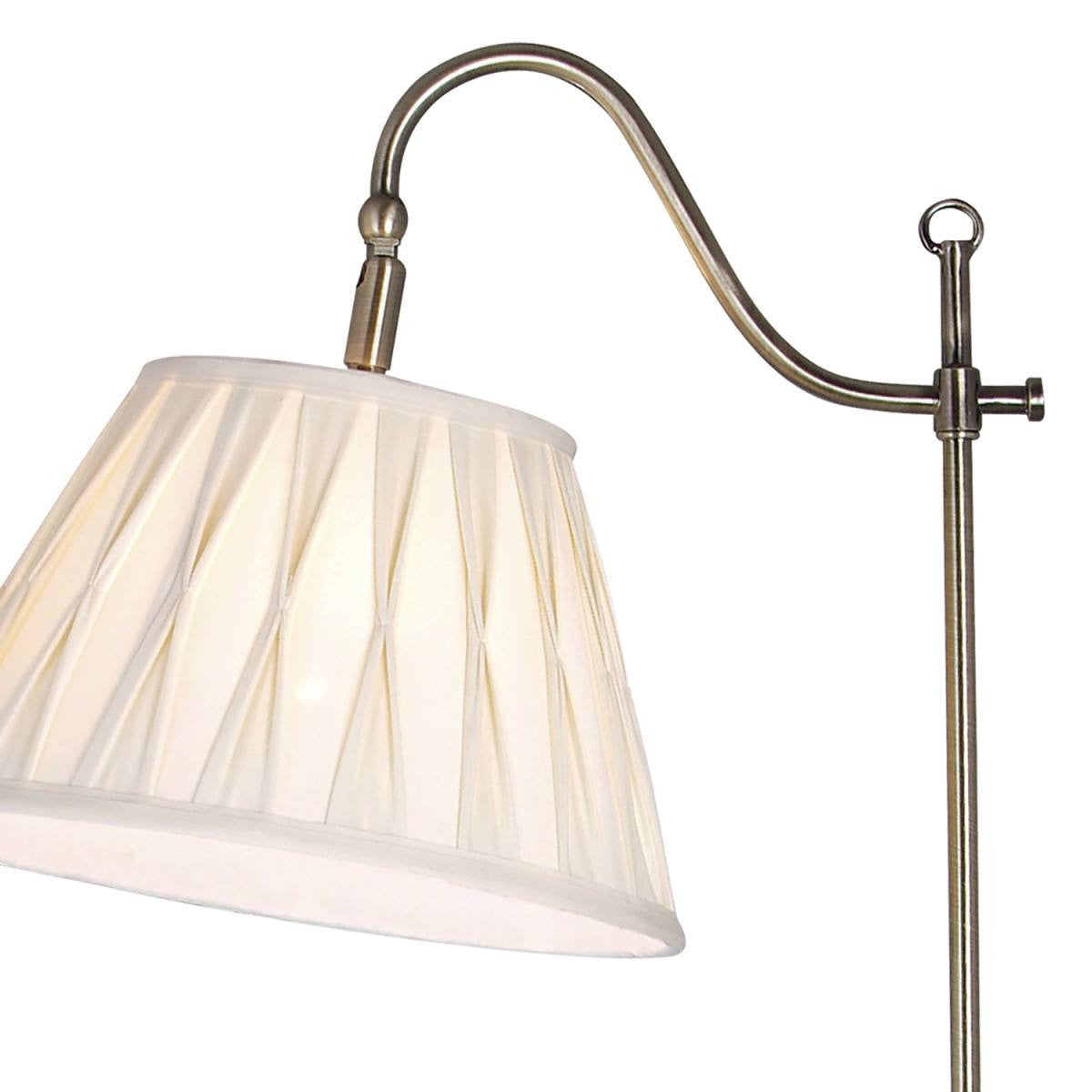 Suffolk Antique Brass Rise & Fall Floor Lamp - London Lighting - 3