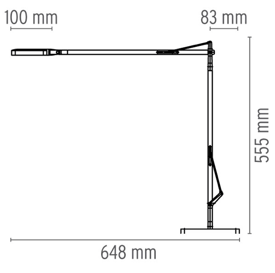 FLOS Kelvin LED Base 'Green Mode' Black - London Lighting - 4