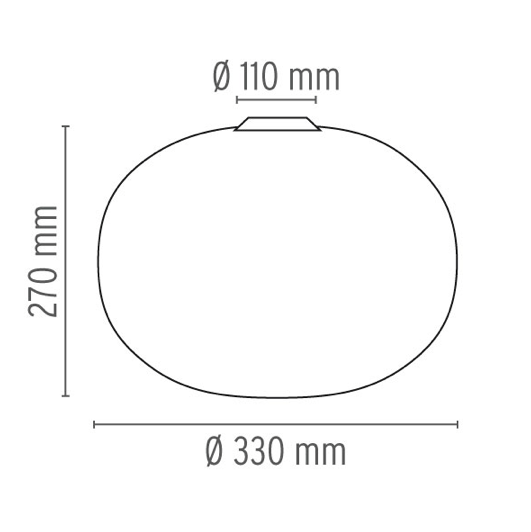 FLOS Glo-Ball C1 Ceiling Light - London Lighting - 3
