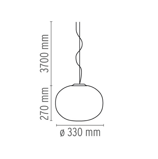 FLOS Glo-Ball S1 Suspended Ceiling Light - London Lighting - 3