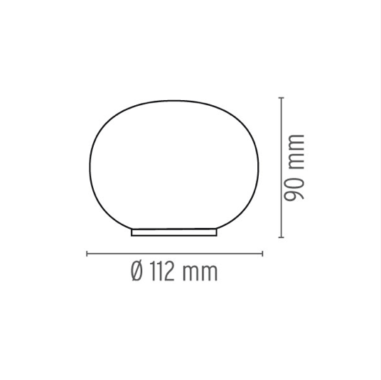 FLOS Mini Glo-Ball T Table Lamp - London Lighting - 3