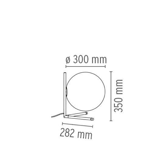 FLOS IC Lights 300 T2 Table Lamp - London Lighting - 5