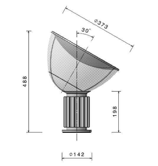 FLOS Taccia Small Table Lamp - London Lighting - 3