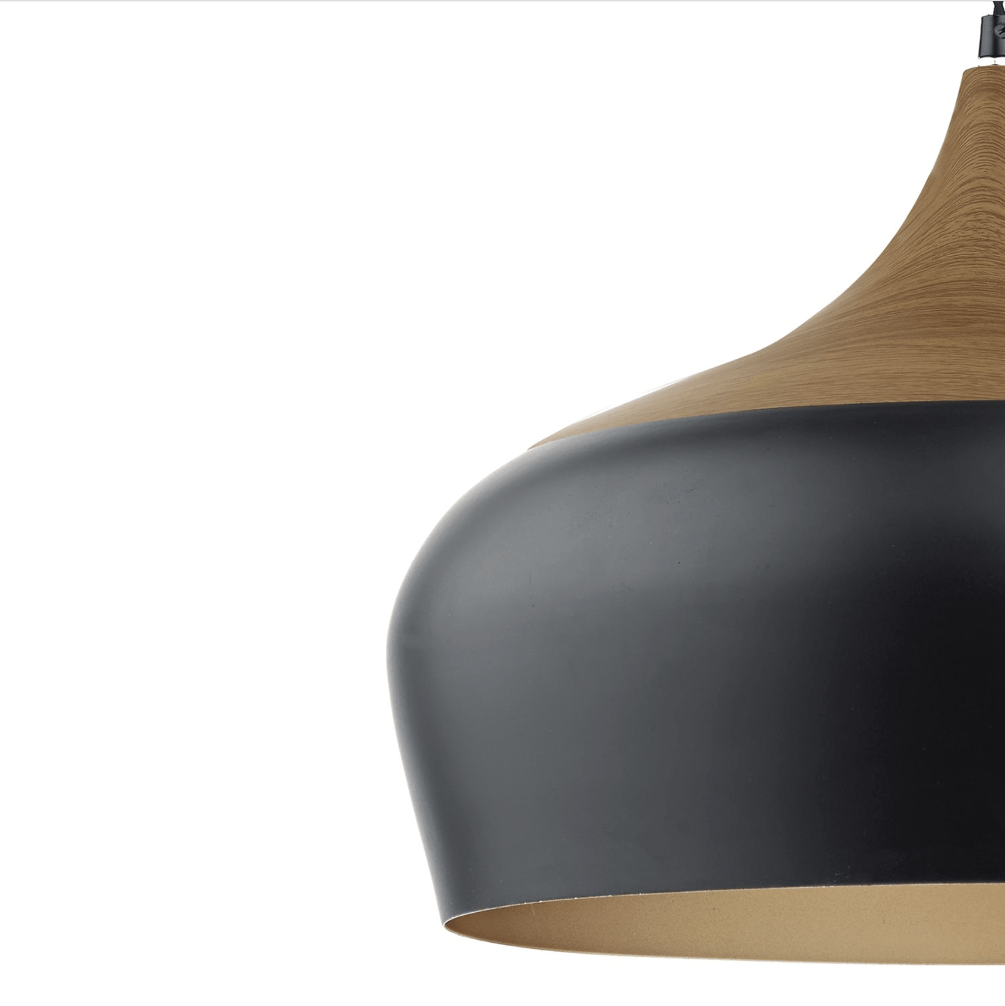 Sutton Black Large Single Pendant - ID 5944