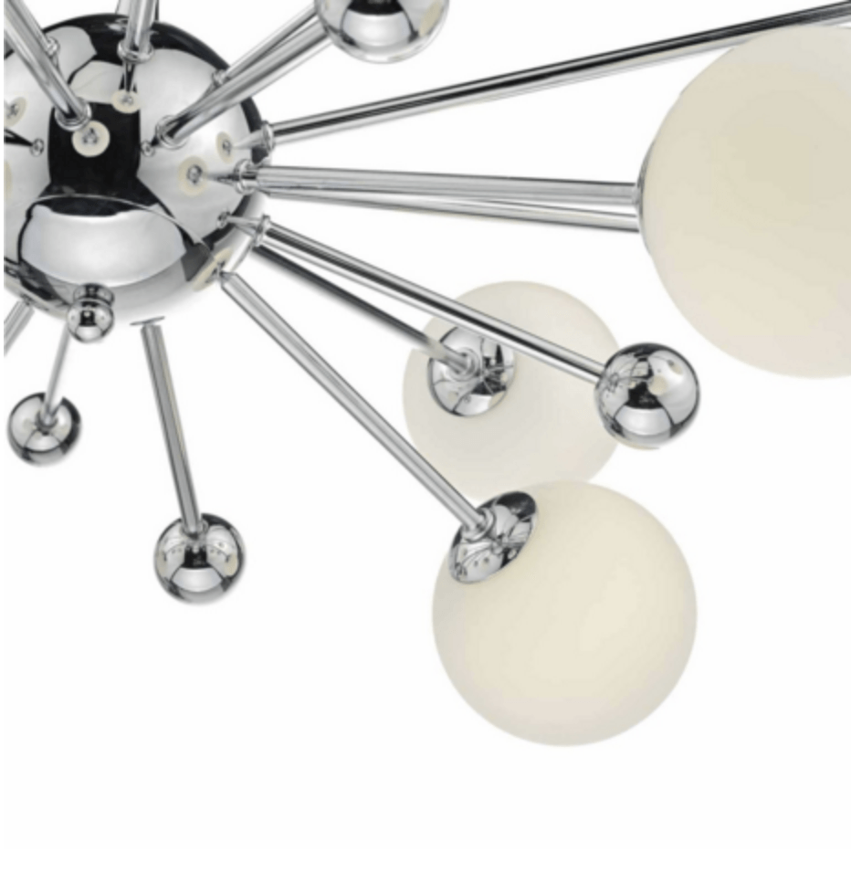Greenwich Polished Chrome 10 Arm Pendant - ID 6808