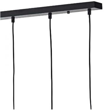 Hailes 5 Light Bar Pendant Black And Copper - ID 9378