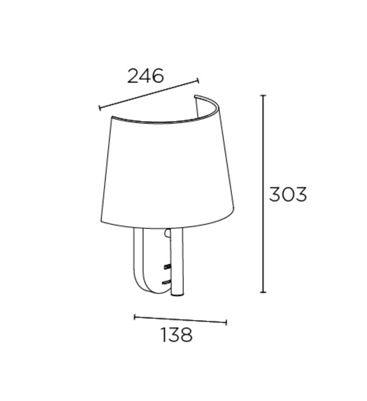 SCR Satin Nickel & White Diffuser Wall Light With USB Device Charge - ID 10749