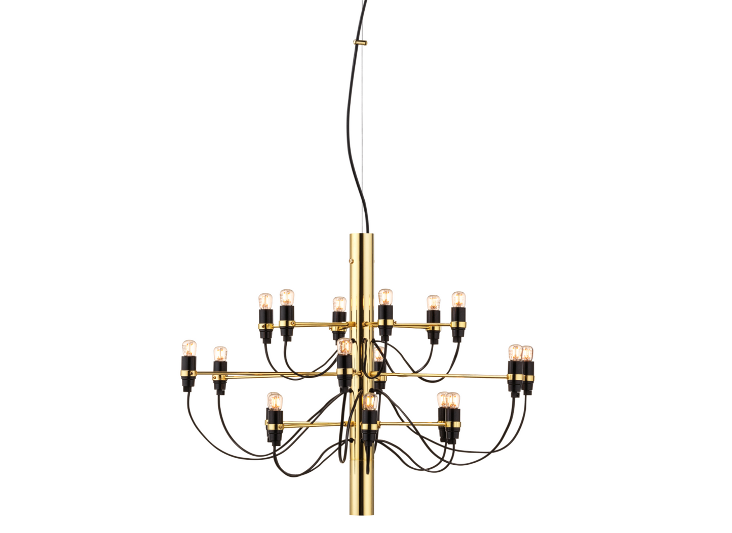 FLOS 2097/18 Suspension With Frosted Bulbs - Colour options