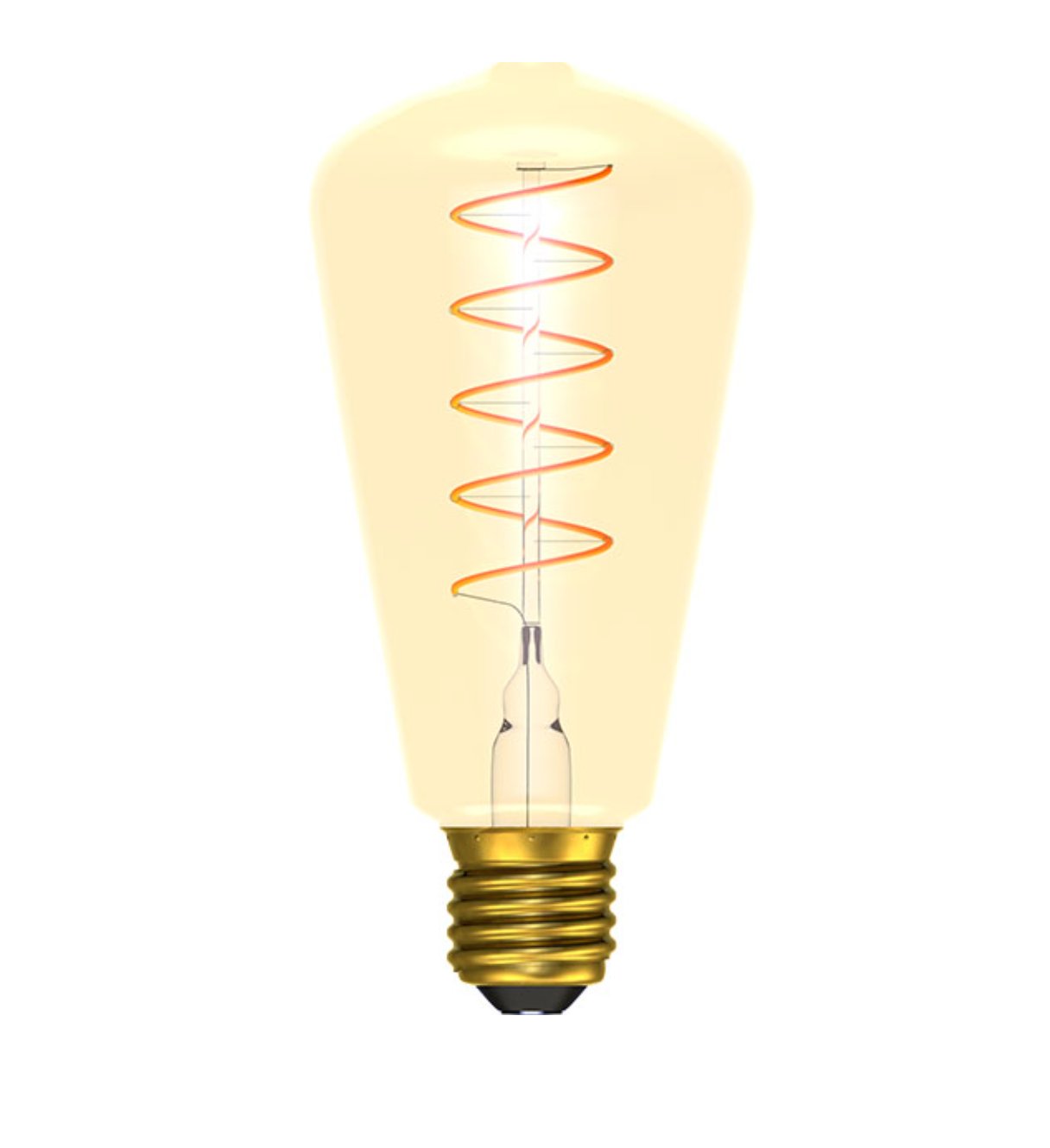 Vintage Twist Filament Lamp Warm White 4W LED E27 - ID 9697
