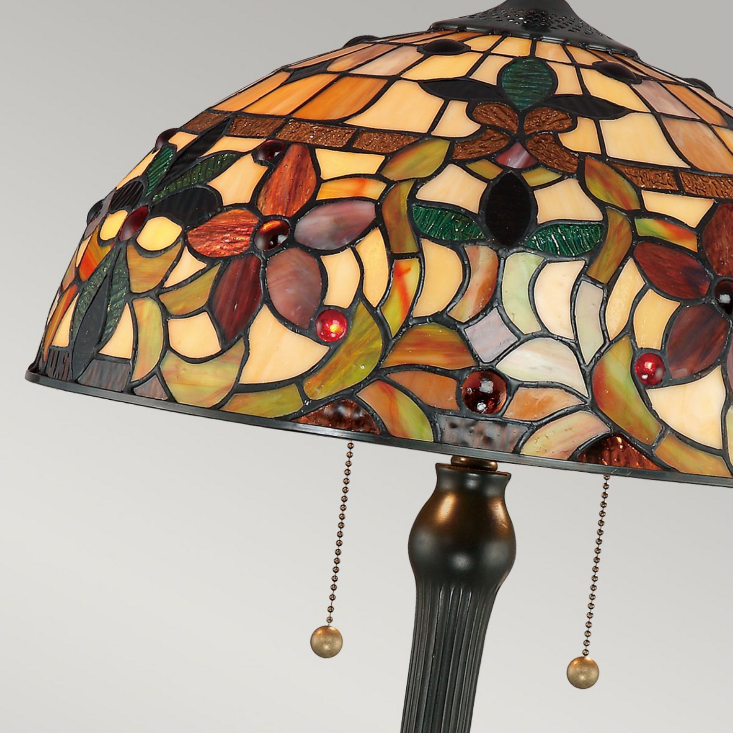 EFL KAM Tiffany Vintage Bronze Table Lamp - ID 11967