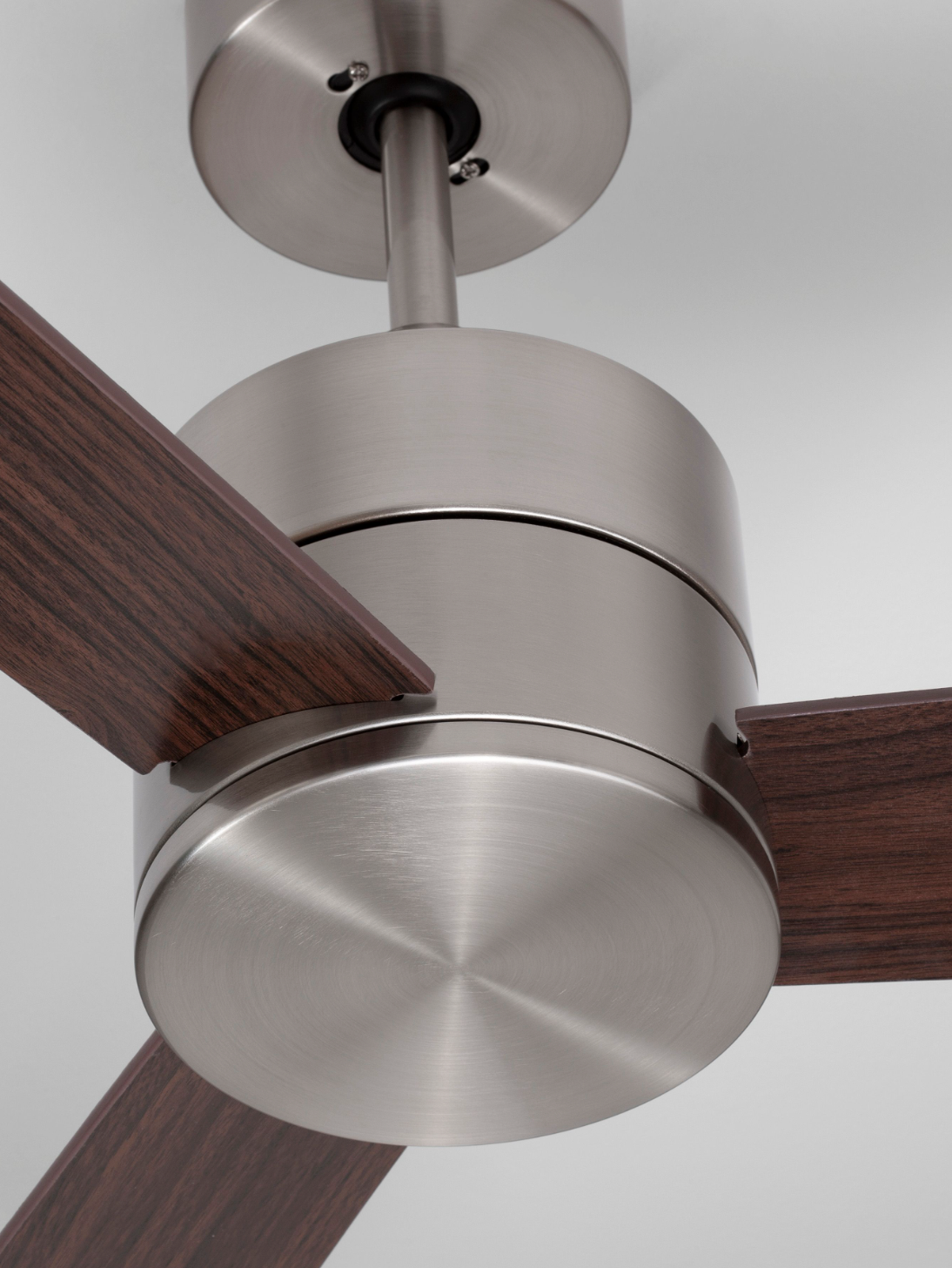 AXE Ceiling Fan, Aluminium & Teak - ID 11953