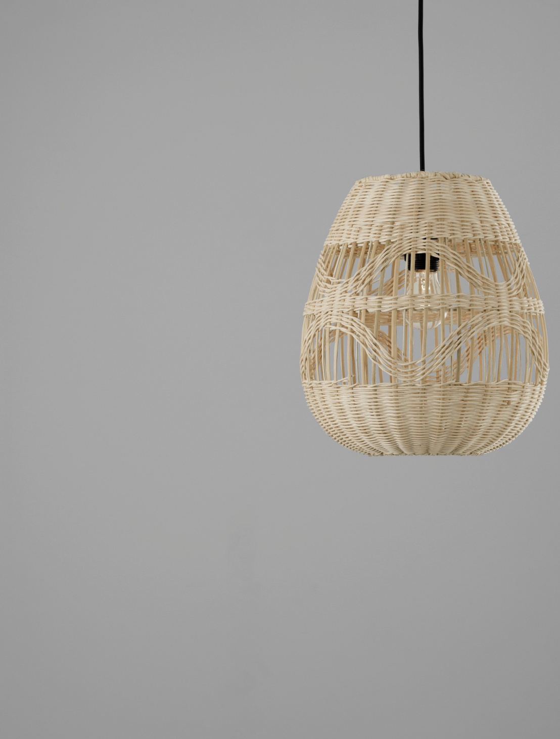 MAR Natural Rattan Pendant - ID 11985