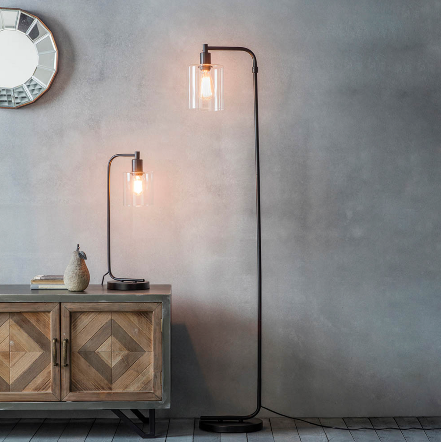 Table Lamp, Matt Black - ID 12038