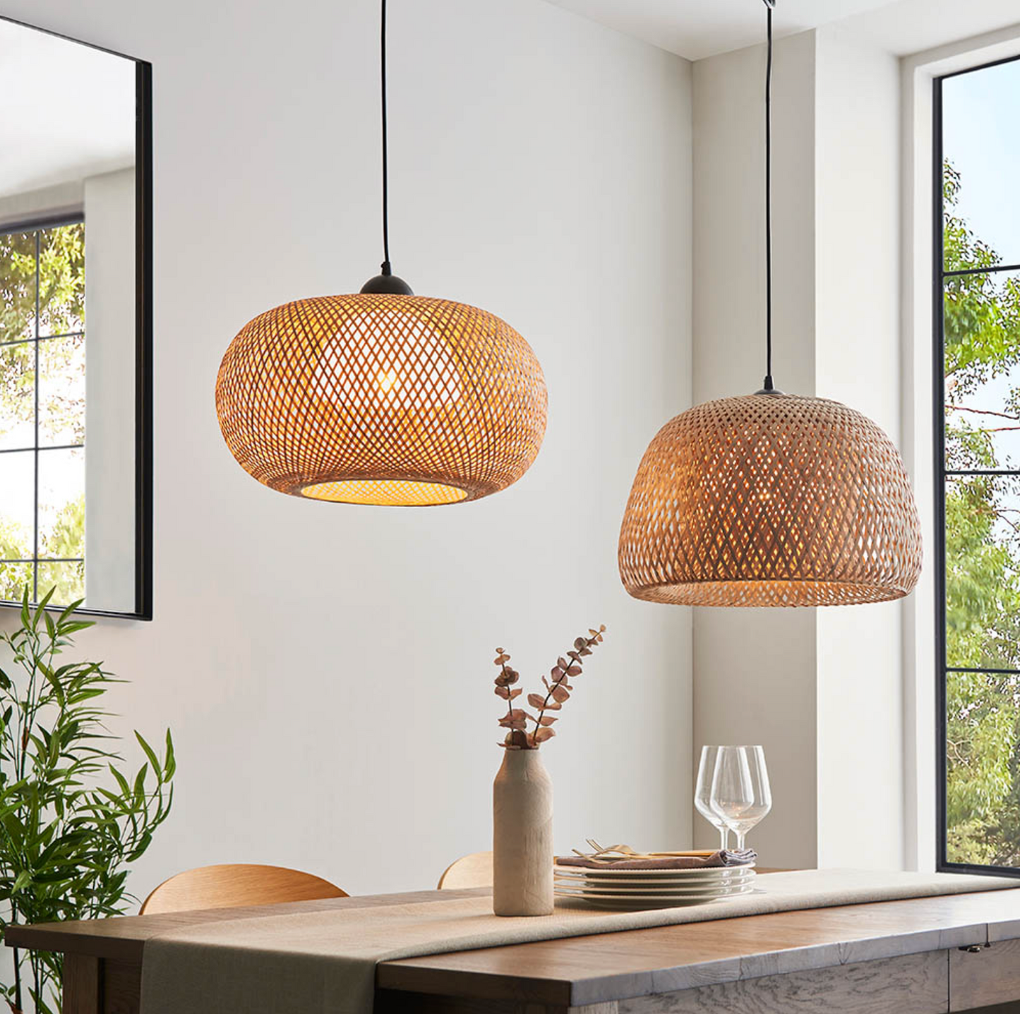 Pendant, Natural Raffia - ID 12041