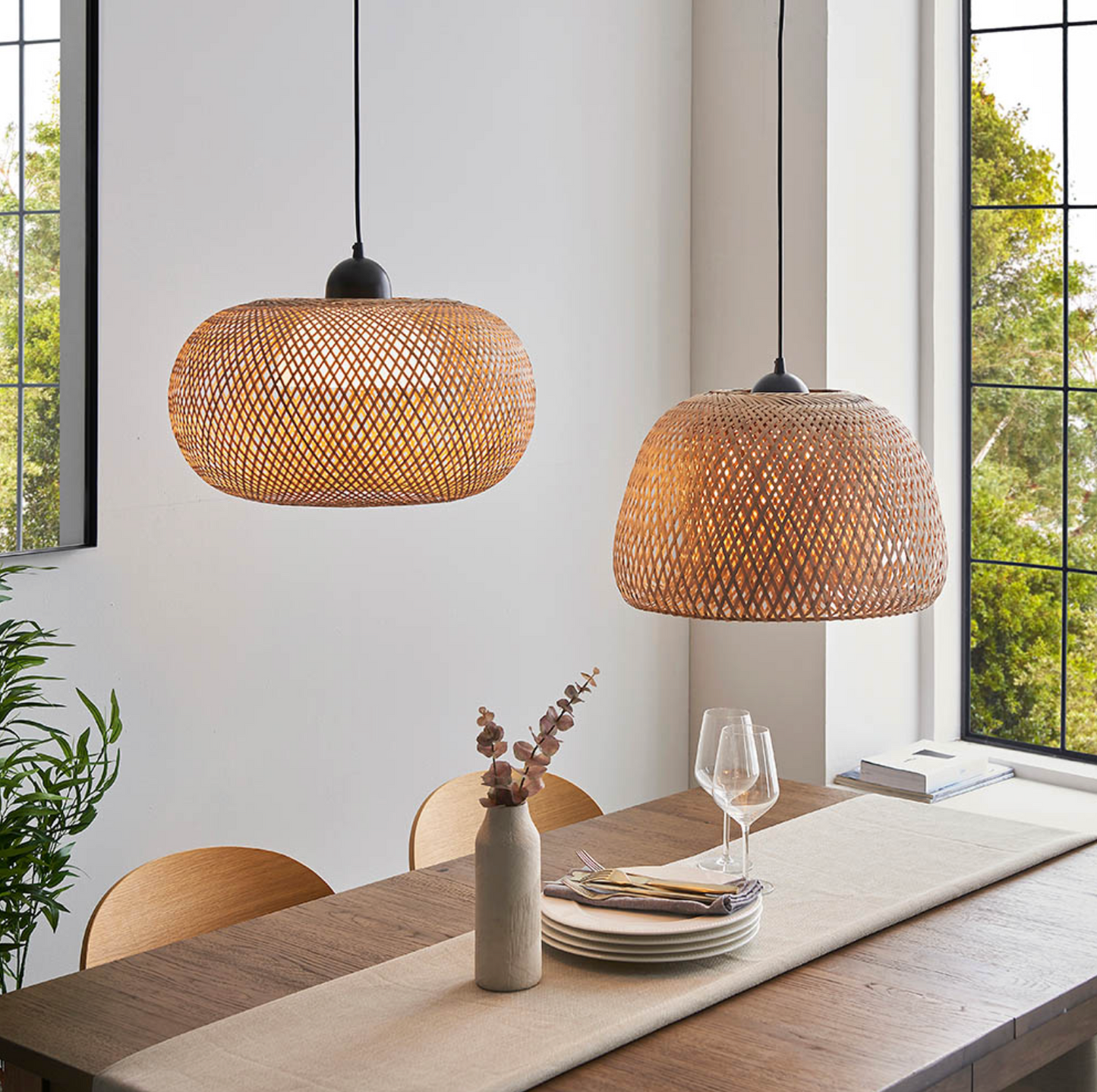 Pendant, Natural Raffia - ID 12041