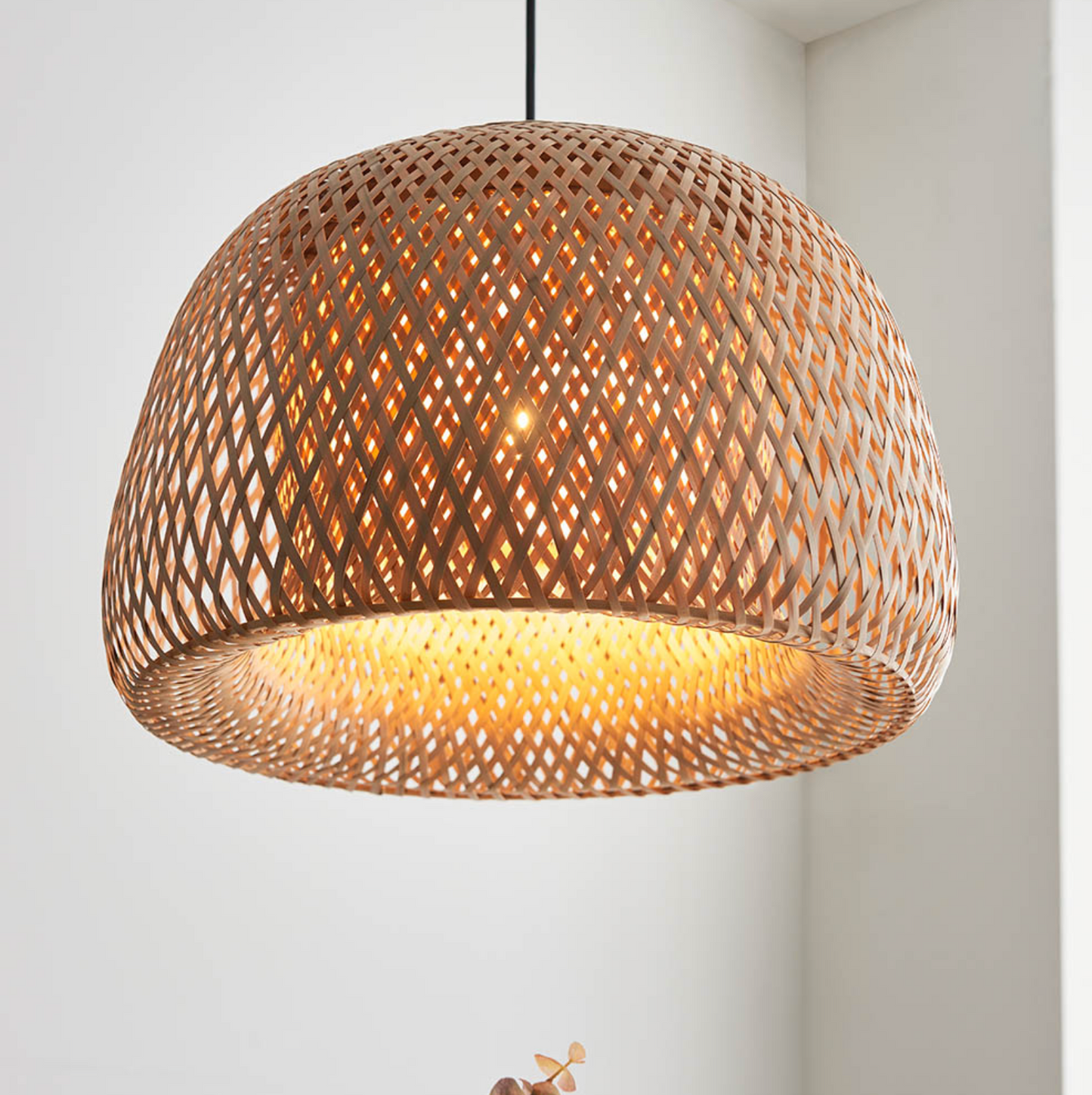 Pendant, Natural Raffia - ID 12042