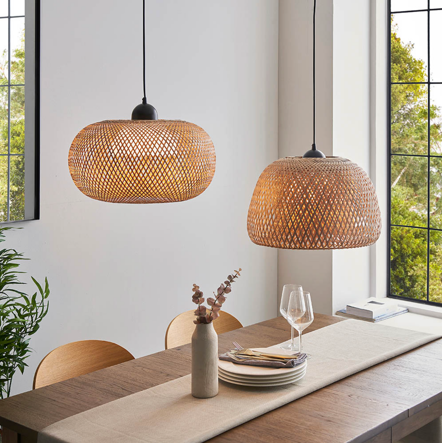 Pendant, Natural Raffia - ID 12042