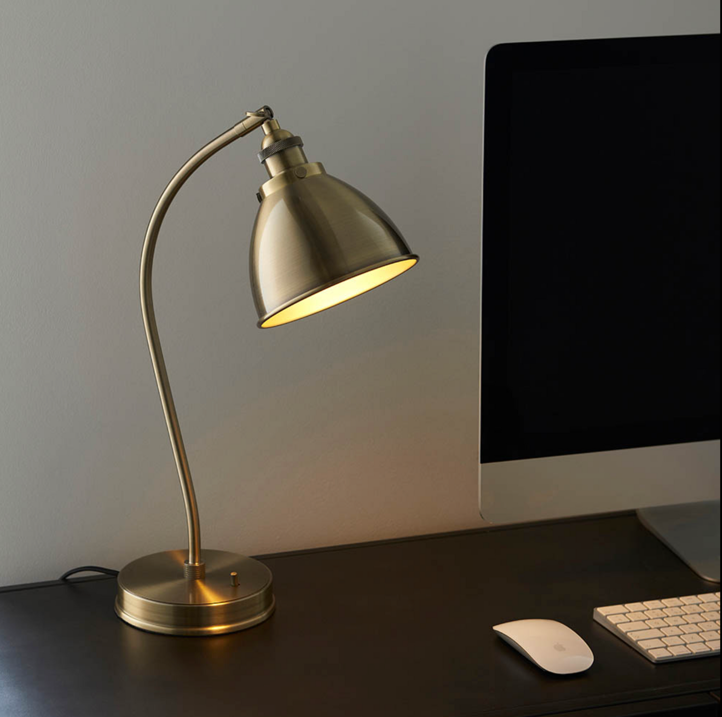 Task Table Light, Antique Brass - ID 12147