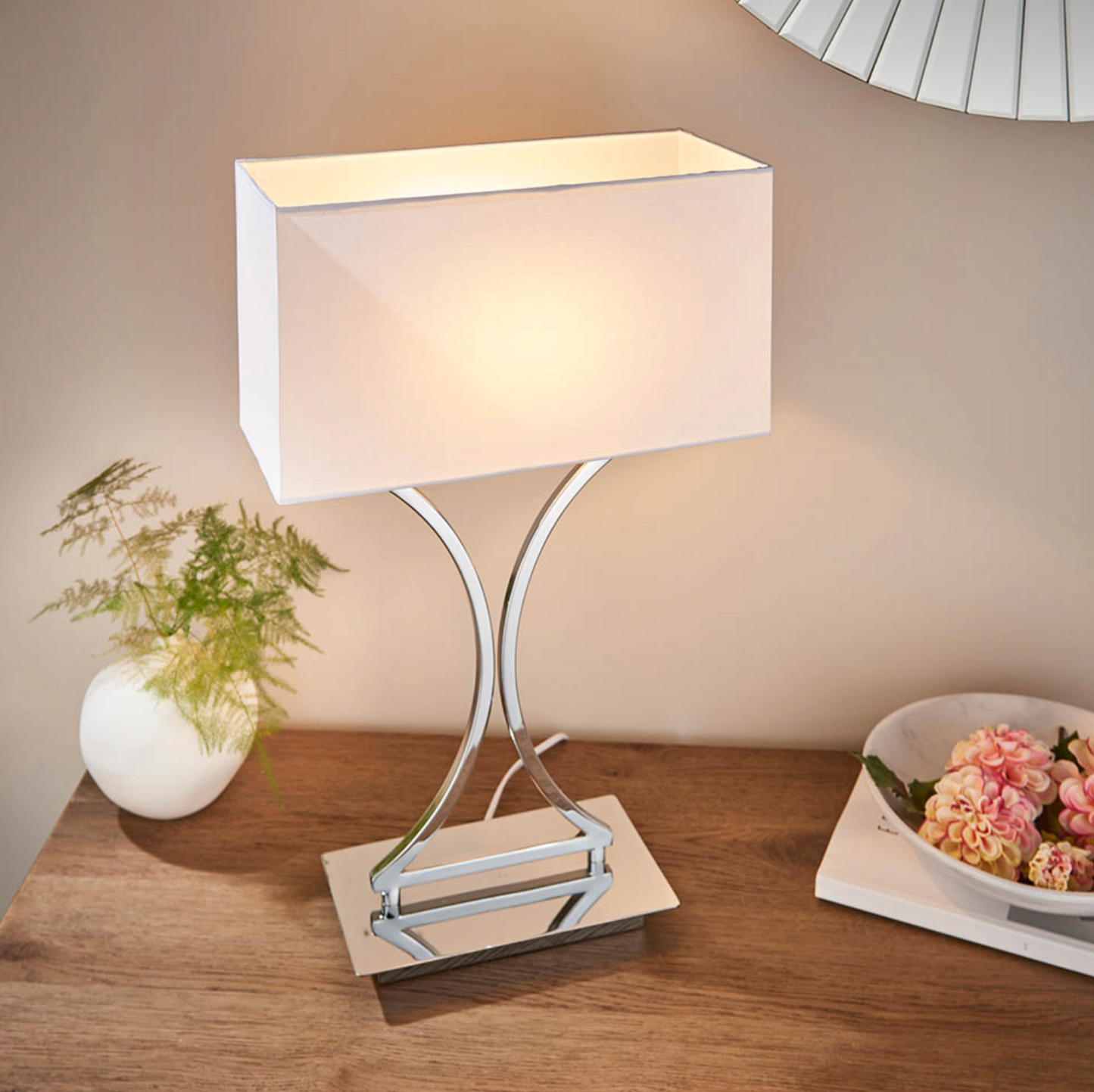 Table Lamp, Chrome - ID 12149