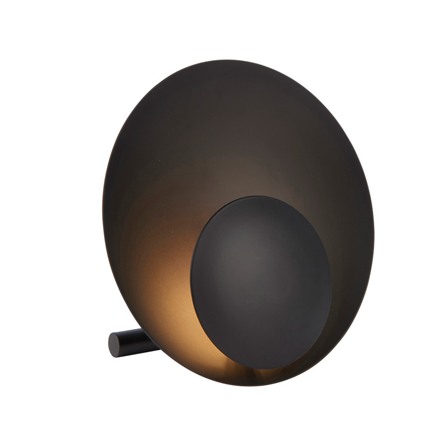 Small Circle Table Lamp, Black - ID 12153