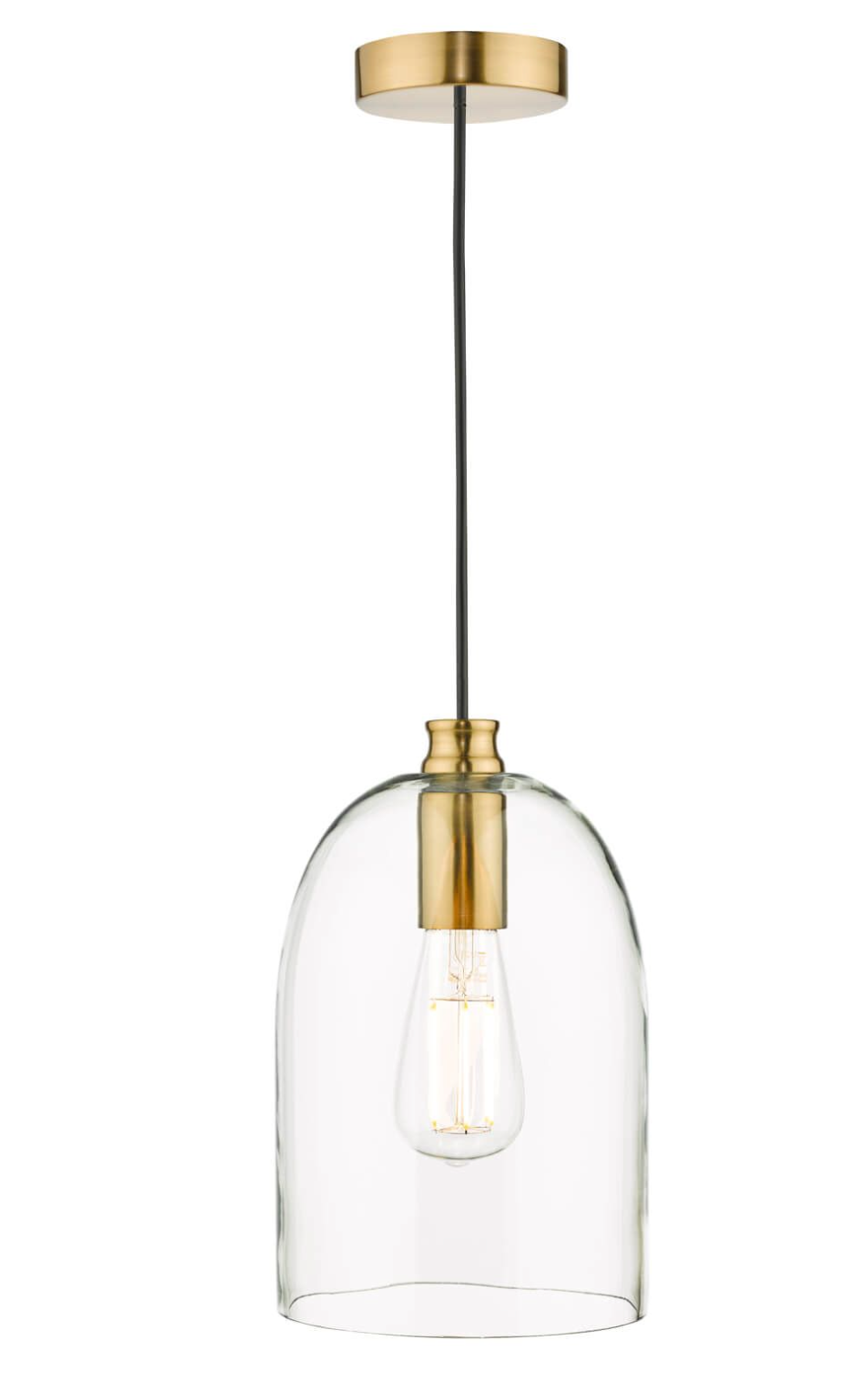 Single Pendant, Satin Bronze - ID 12231