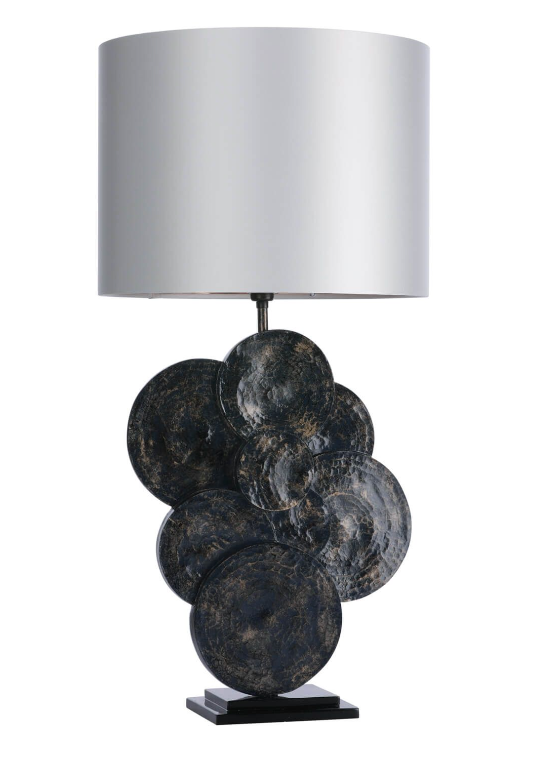 Table Lamp, Blue & Gold, Base Only - ID 12295