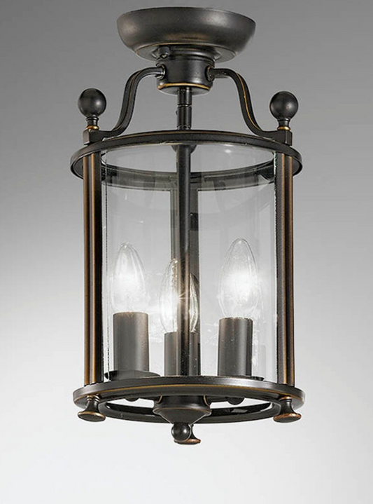Nethy 3 Lamp Flush Lantern - ID 9322