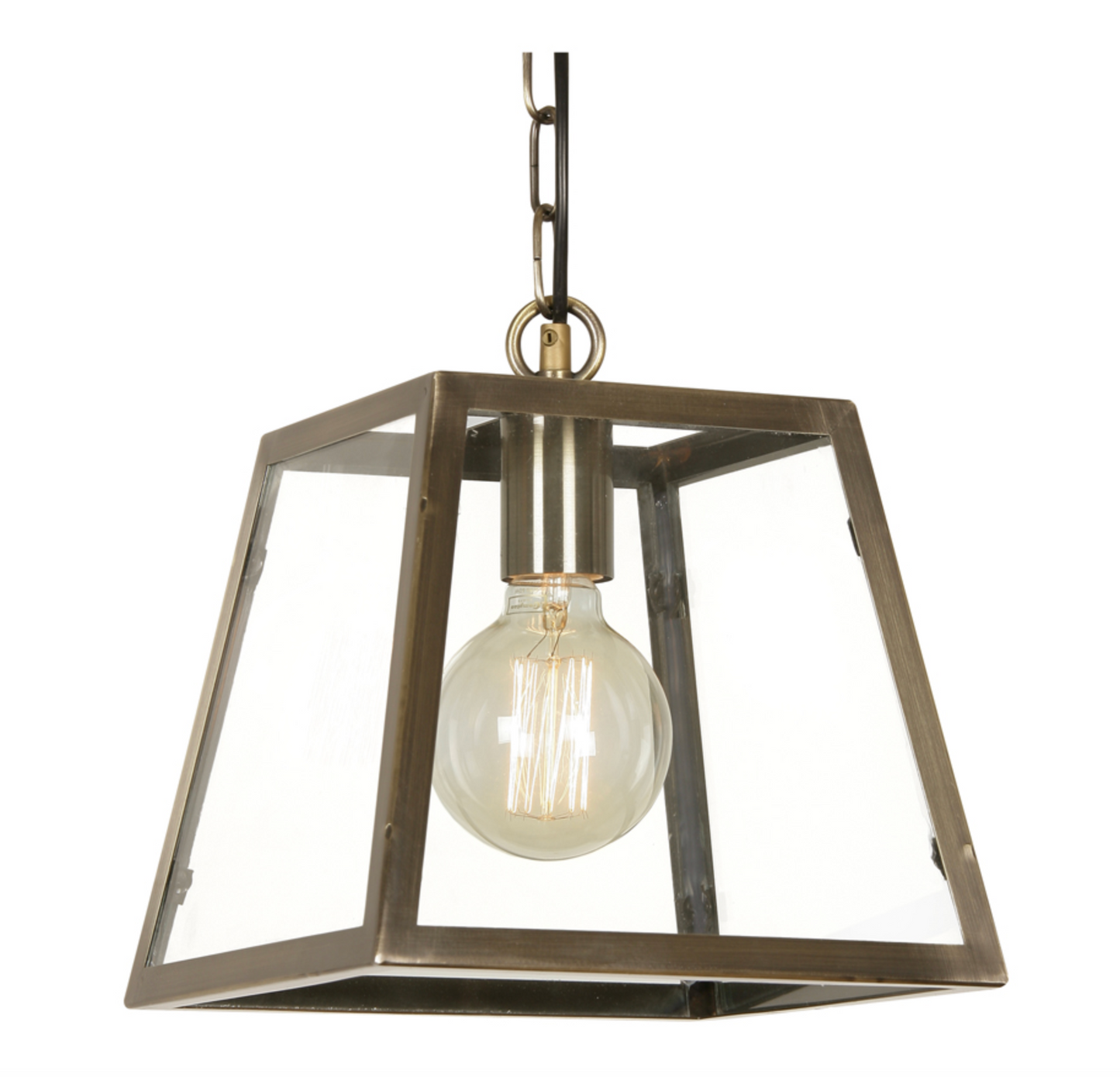 Auldearn Antique Brass Single Pendant - ID 6302