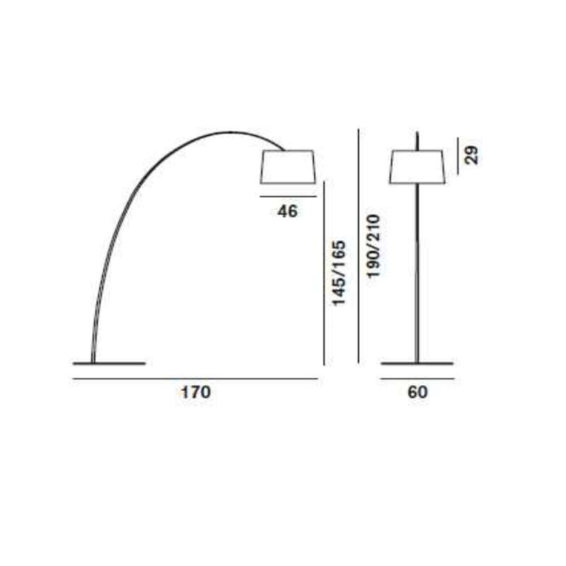 Foscarini Twiggy Elle Wood LED Floor Lamp - MyLight Tunable White