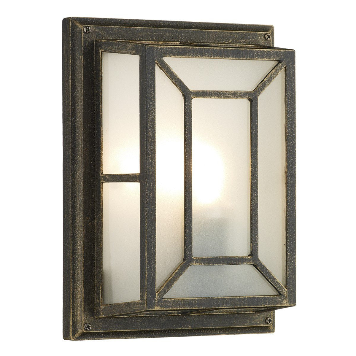 Trent Black Gold Wall Bracket - London Lighting - 1